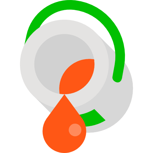 Paint bucket interface tools and utensils graphic tool icon