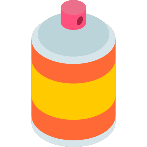 Spray paint tools and utensils insecticide spray icon