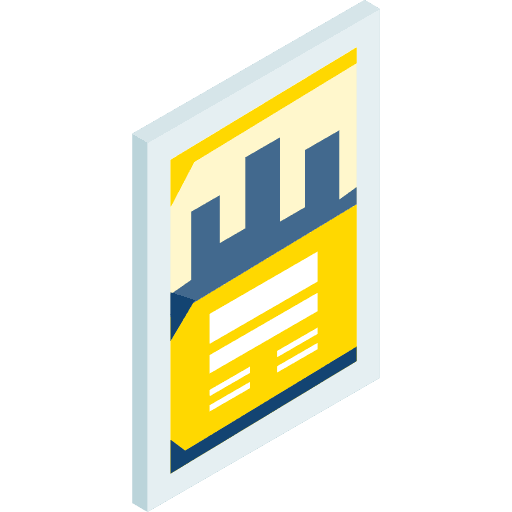 Poster poster advertising printing house icon