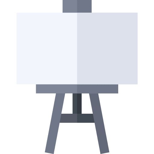 Canvas art and design canvas painting icon