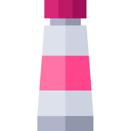 Paint tube art and design art education icon