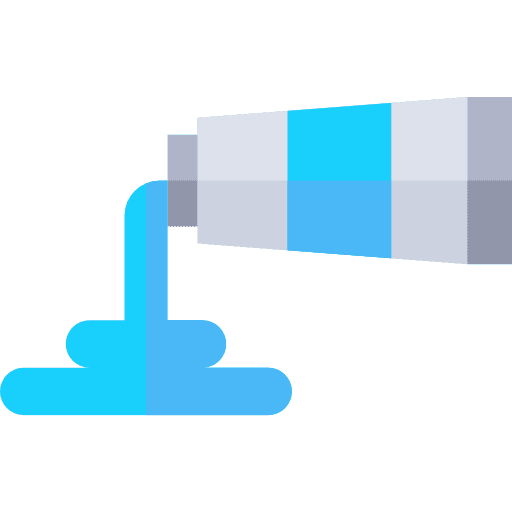 Paint tube brushes edit tools education icon