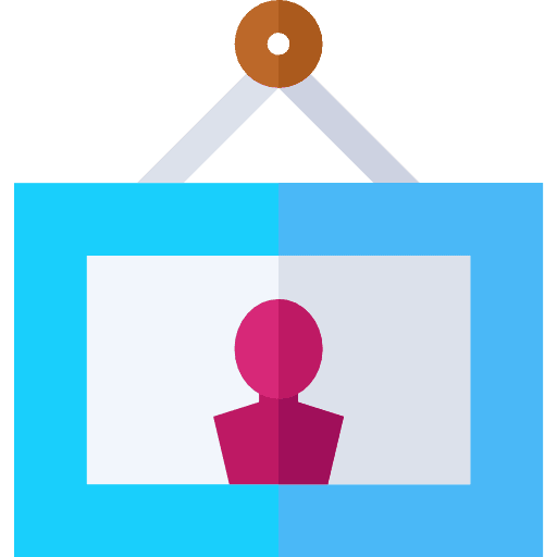 Painting brush easel paint icon