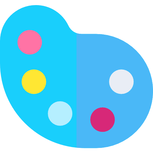 Palette painter palette art icon