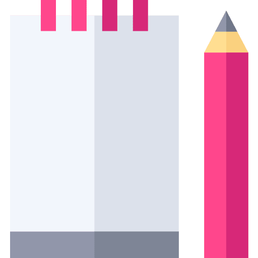 Sketchbook pen artistic drawing icon