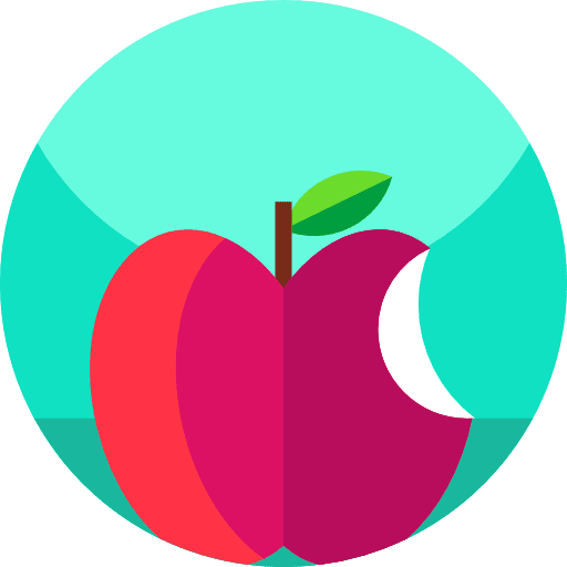 Apple vegan food apple icon