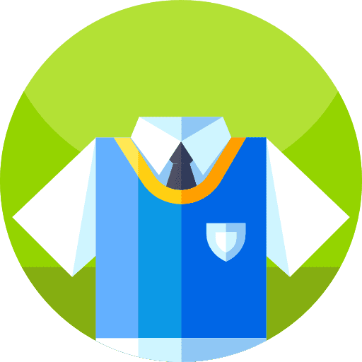 Uniform clothes school uniform icon