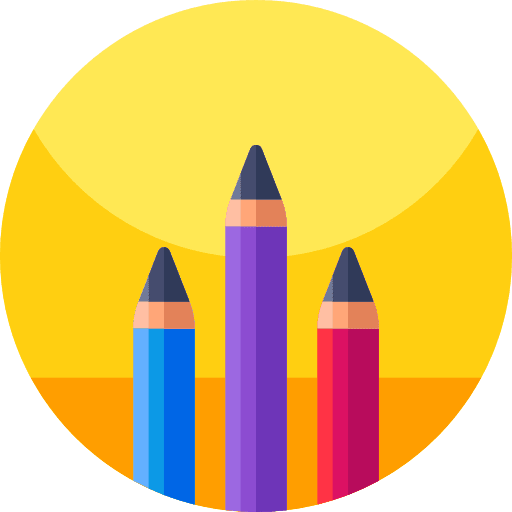 Pencil writing tool writing ui icon