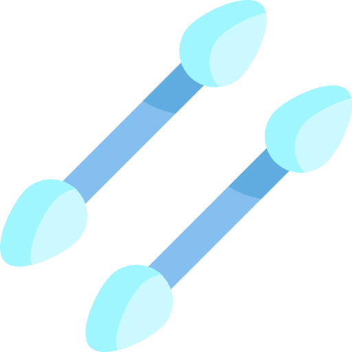 Cotton swab woman hygiene cotton swabs icon