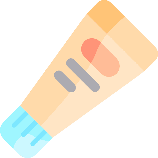 Cream grooming makeup beauty icon