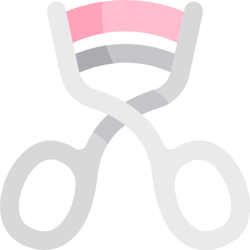 Eyelash woman eyelashes curler beauty salon icon