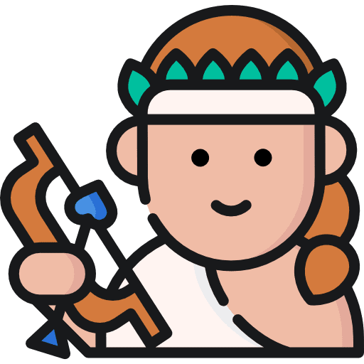 Artemis greek cultures mythology icon