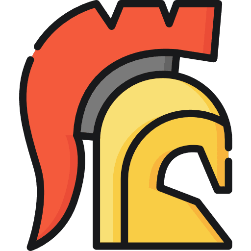 Helmet soldier fight warrior icon