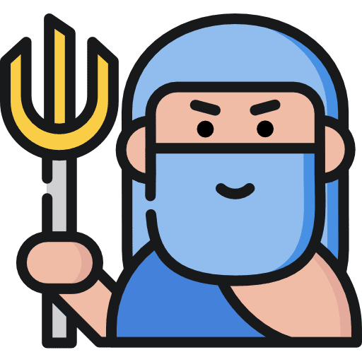 Poseidon mythology god avatar icon