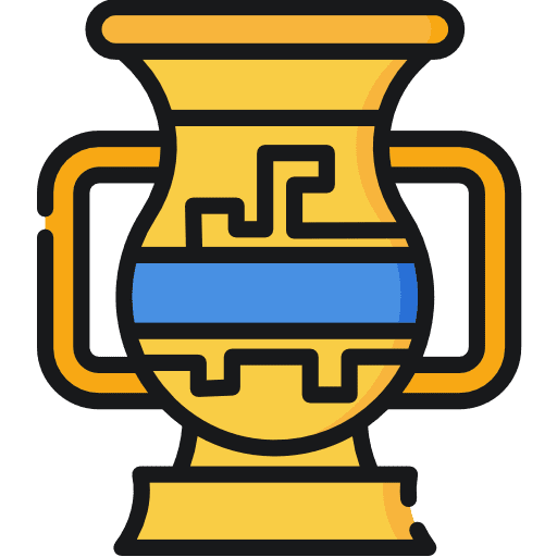 Pot furniture and household art and design cultures icon