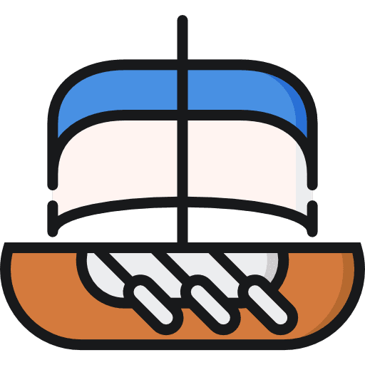 Sail sport sailing transport icon