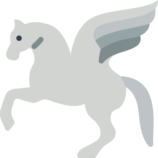 Pegasus animals wings mythology icon