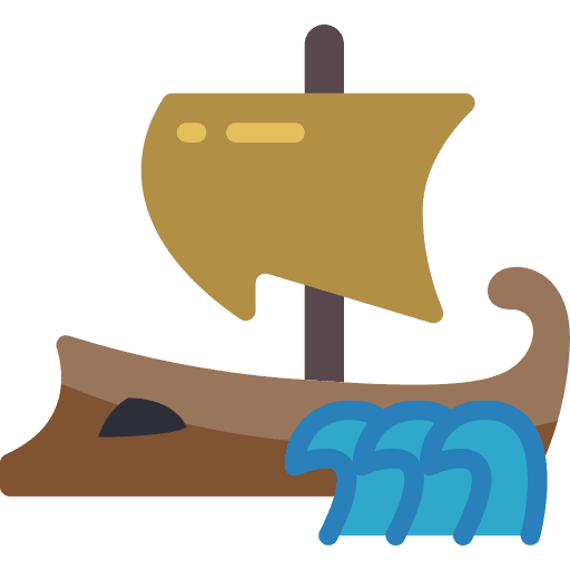 Trireme transportation transport greek icon