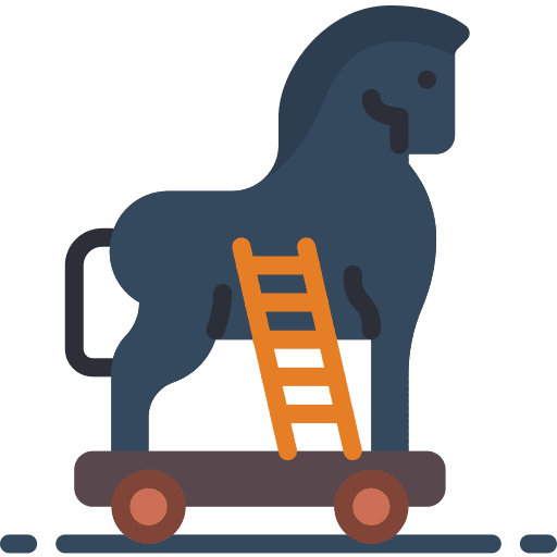 Trojan horse security trojan mythology icon