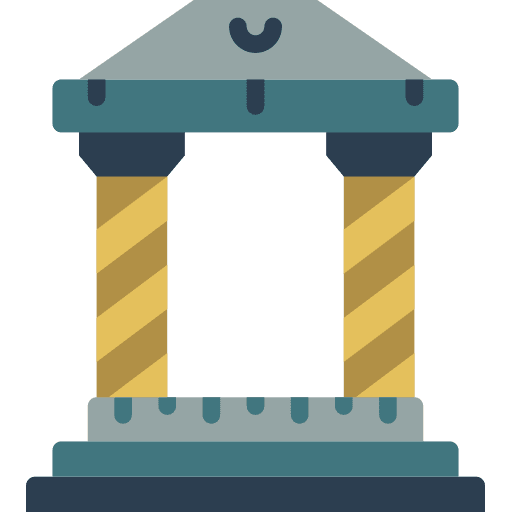 Greek temple rome cultures museum icon