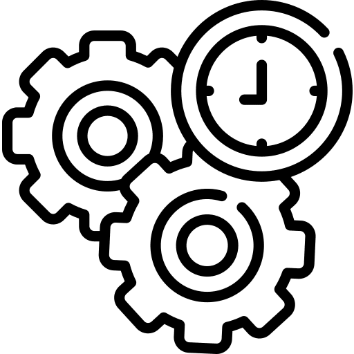 Work time mechanism work experience work time icon