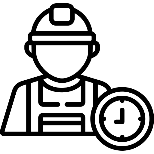 Worker industry worker user icon