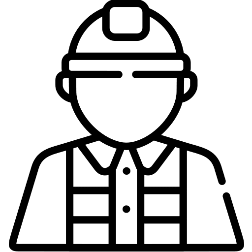 Foreman people accessories helmet icon