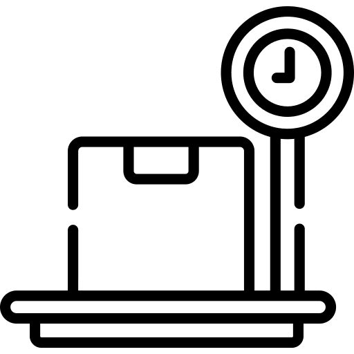 Scale industry scale machine icon