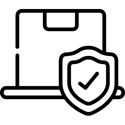 Box fragile shipping and delivery box icon