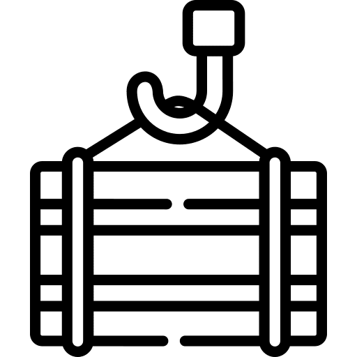 Container construction lift container icon