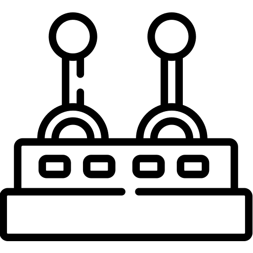 Controller interface joystick controls icon