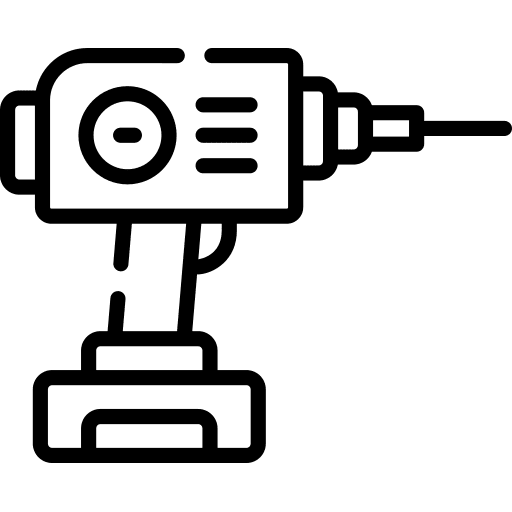 Drill drill drilling machine electronics icon