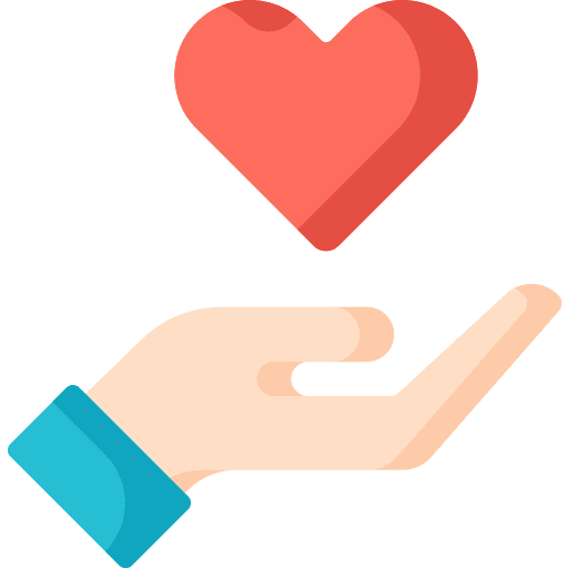 Goodwill heart love goodwill icon