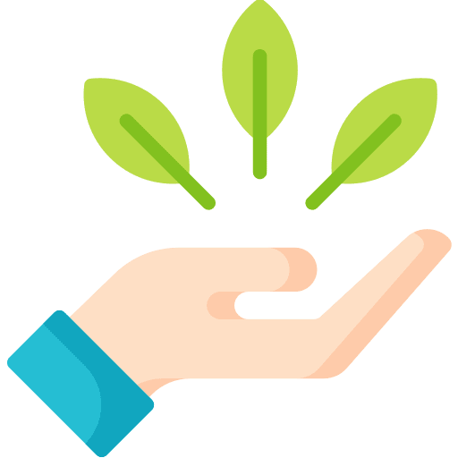 Healing natural relax herbs icon