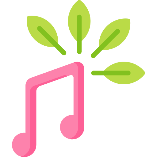 Audio wellness audio music therapy icon