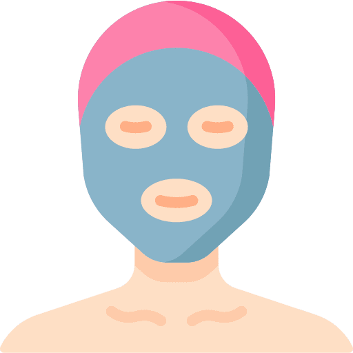 Beauty facial mask chill beauty icon