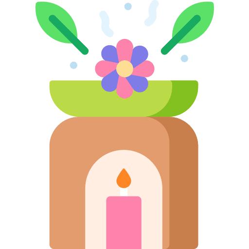 Aromatherapy wellness relax spa icon