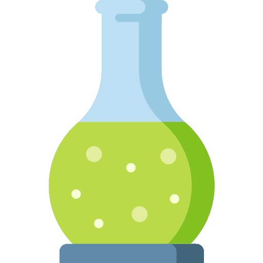 Chemical science flask chemical icon