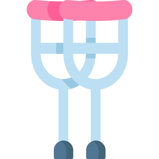 Crutch crutch crutches tools and utensils icon