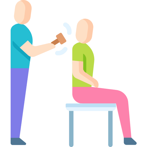 Healthcare and medical healthcare and medical people therapy icon