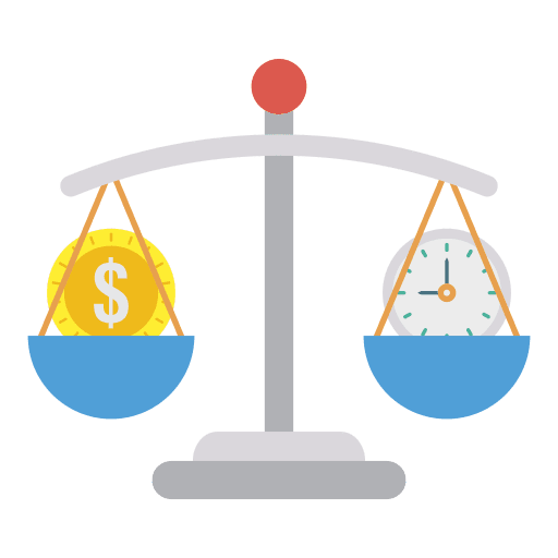 Balance business and finance judge laws icon