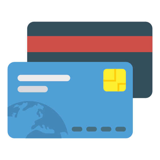 Credit card business and finance credit card card icon