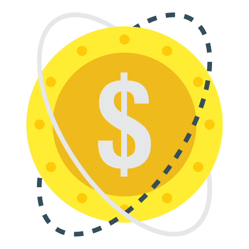 Dollar cash business and finance money icon