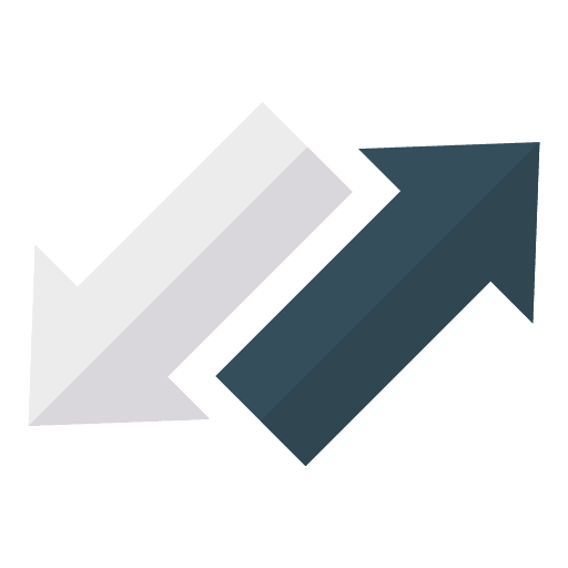 Transfer direction right interface icon