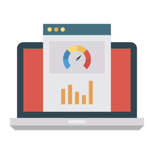 Browser business and finance laptop seo and web icon