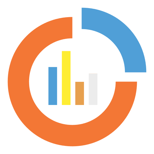 Graph business and finance business statistics icon