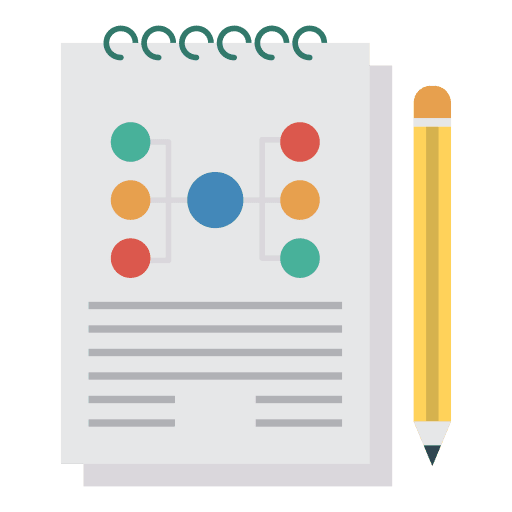 Project pen edit tool main idea icon