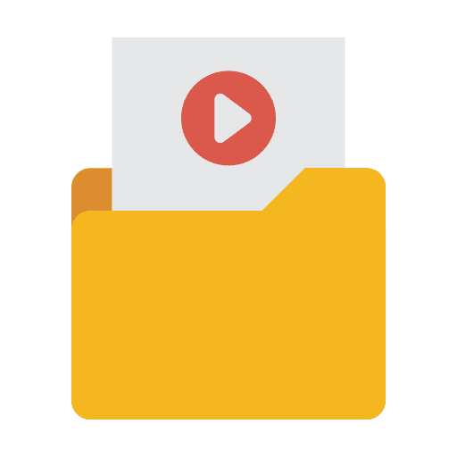Video multimedia option video player movie icon