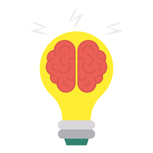 Idea brainstorming brain idea icon