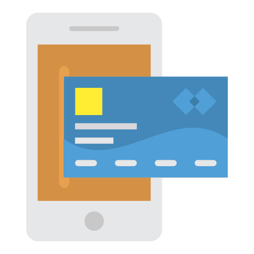 Payment method electronics debit card dollar icon